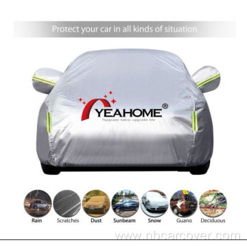 All Weather Protection Car Covers Silver Coating Material